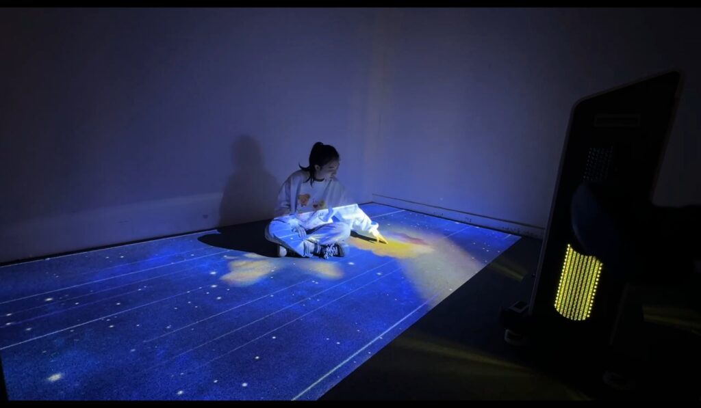 Order immersive digital art floor for creative photo ideas