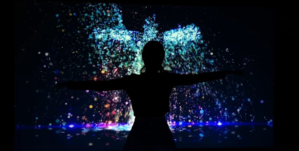 How an Interactive Dance Mapping Wall Creates Stunning Motion Art