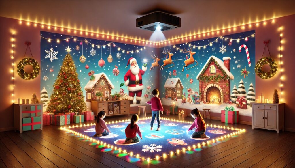 How to Design Your Christmas Room with Interactive Wall Game Projector Software?