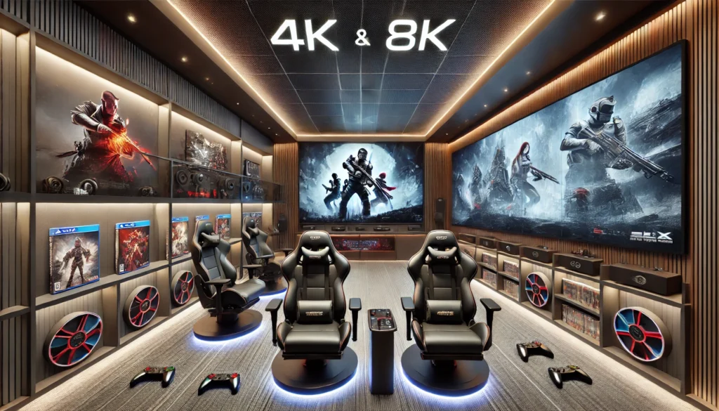 How to Build a Game Room with 4K & 8K Interactive Projectors?