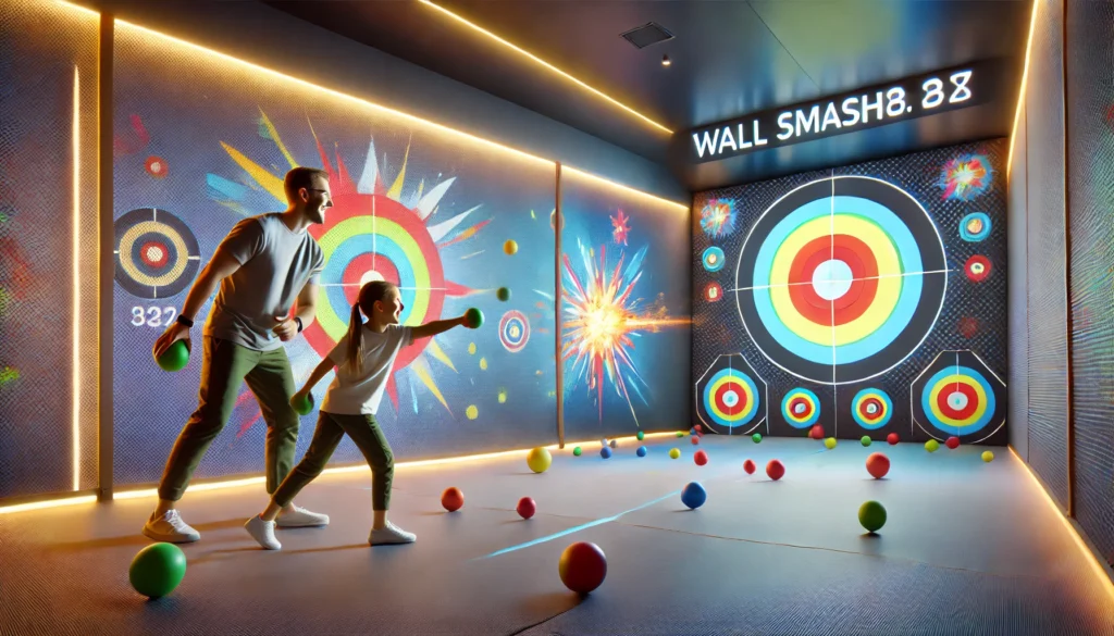 How Does the Parent-Child Interactive Wall Smashing Ball Projection Room Work?