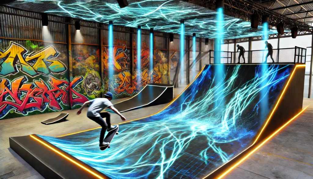 How Does Interactive Skateboard Ramp Projection Mapping Technology Revolutionize Motion Experiences?